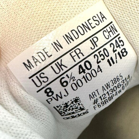 Adidas VS Advantage Sneakers Shoes Womens Size US 8 White Rose Gold - Picture 8 of 8